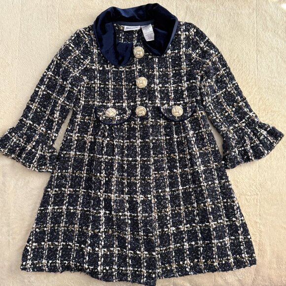 Blueberi Boulevard Coat Dress Size 6X - Picture 4 of 9